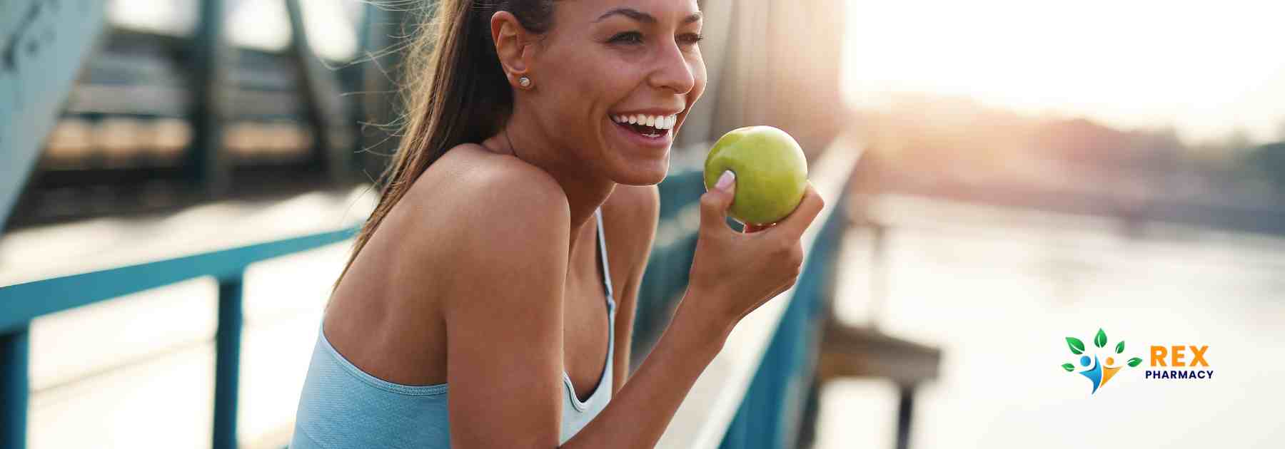 Woman making healthy choices on Wegovy Pill