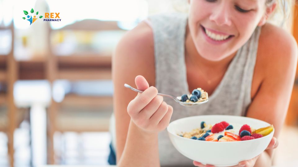Healthy weight loss breakfast meal